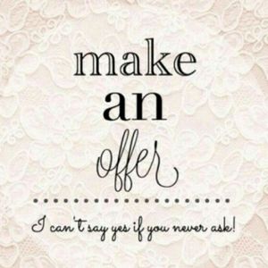 Reasonable offers welcome!